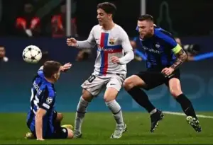 فرم پیش بینی بارسلونا و اینتر (دور رفت نیمه نهایی لیگ قهرمانان اروپا)