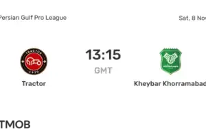 فرم پیش بینی بازی خیبر خرم آباد و تراکتور (هفته دهم)