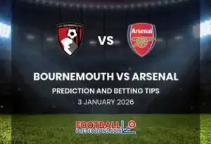 فرم پیش بینی بازی بورنموث و آرسنال (لیگ برتر انگلیس|هفته بیستم)