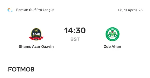 فرم پیش بینی بازی ذوب آهن و شمس آذر قزوین (هفته چهاردهم)