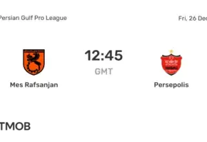 فرم پیش بینی بازی مس رفسنجان و پرسپولیس (هفته پانزدهم)