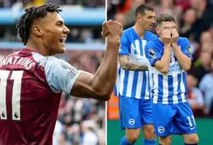 فرم پیش بینی بازی استون ویلا مقابل برایتون (هفته 26)